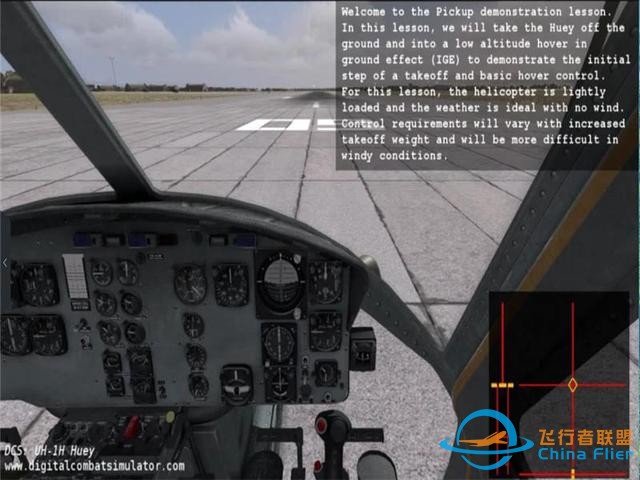 最真實的游戲 DCSWorld UH-1H休伊直升機 訓(xùn)練 接載示范 中文注釋-8125