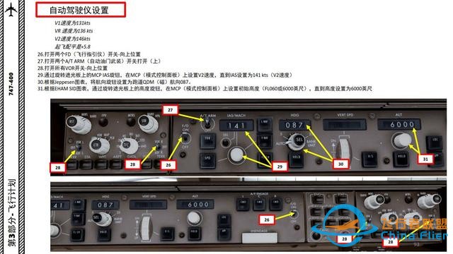 P3D PMDG 波音747客機 中文指南 3.7自動駕駛儀設置-4642