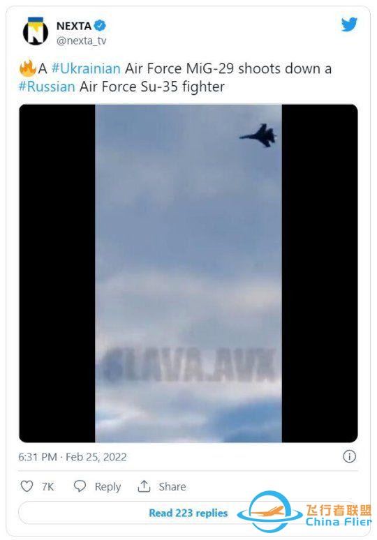 網友誤傳烏克蘭戰機擊墜俄戰機視頻 真相是是飛行模擬游戲畫面-8310