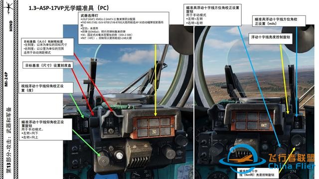 模擬飛行 DCS Mi-24P直升機 中文指南 13.2光學瞄準具-6156 模擬飛行 DCS Mi-24P直升機 中文指南 13.2光學瞄準具-6156