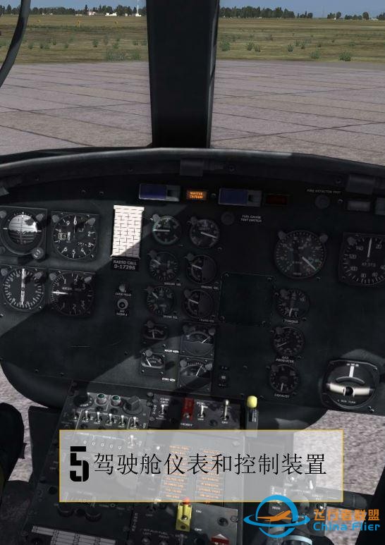 DCS UH 1H Huey休伊直升機 中文飛行手冊 3.6駕駛艙-2678