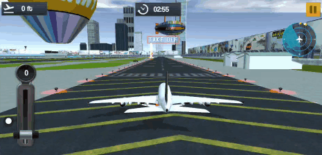 手機游戲《3D飛機飛行模擬器》，各種機型等你來駕馭！
