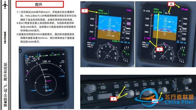 P3D 龐巴迪支線客機CRJ700ER 中文指南 6.3爬升電腦輔助-6738