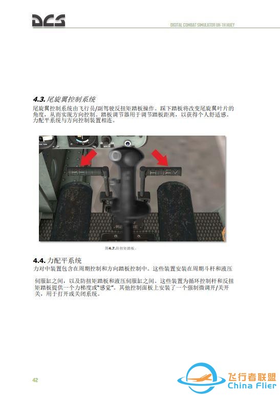 DCS UH 1H Huey休伊直升機(jī) 中文飛行手冊(cè) 3.5總距桿-1596